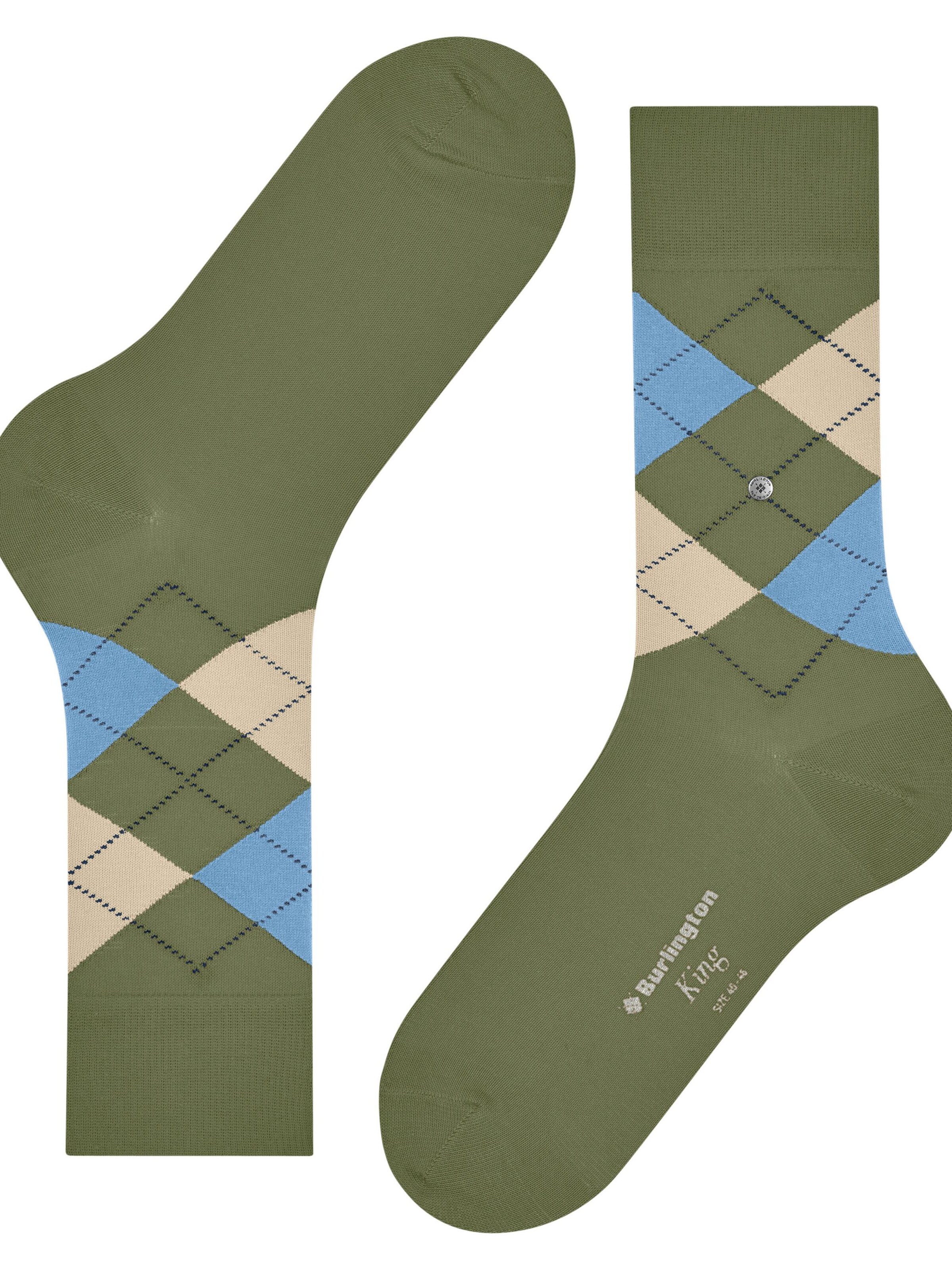BURLINGTON Socks 'King' in Green