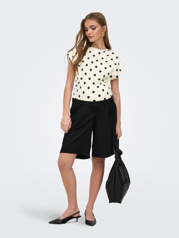 Regular Pantalon à pince 'OLMVictoria' Only Maternity en noir