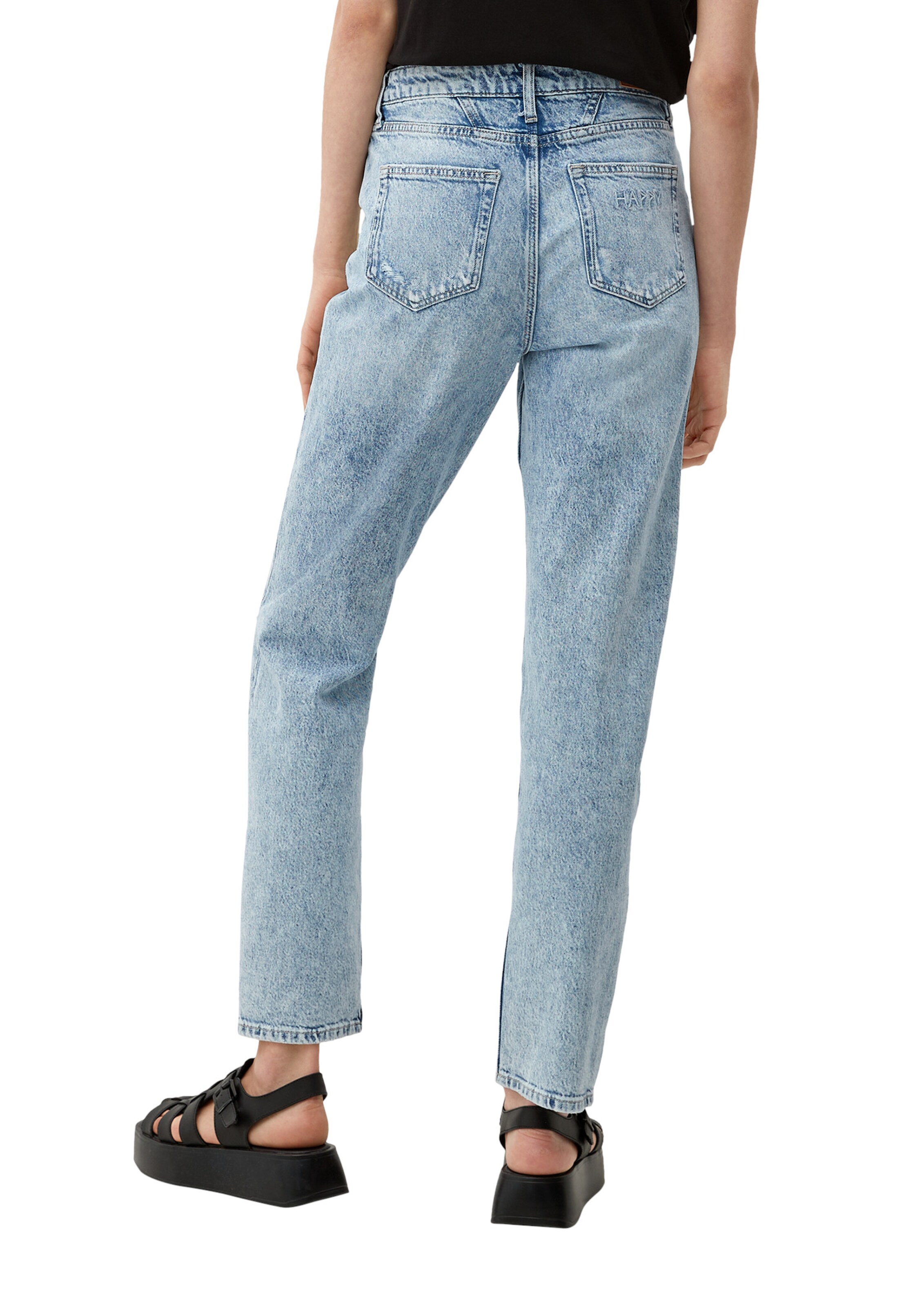 QS Regular Jeans ' MEGAN ' in Blauw