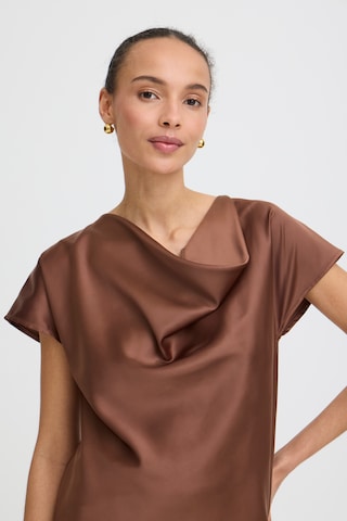 Chemisier 'IKRAM' b.young en marron