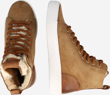 BLACKSTONE High-Top Sneakers in Brown