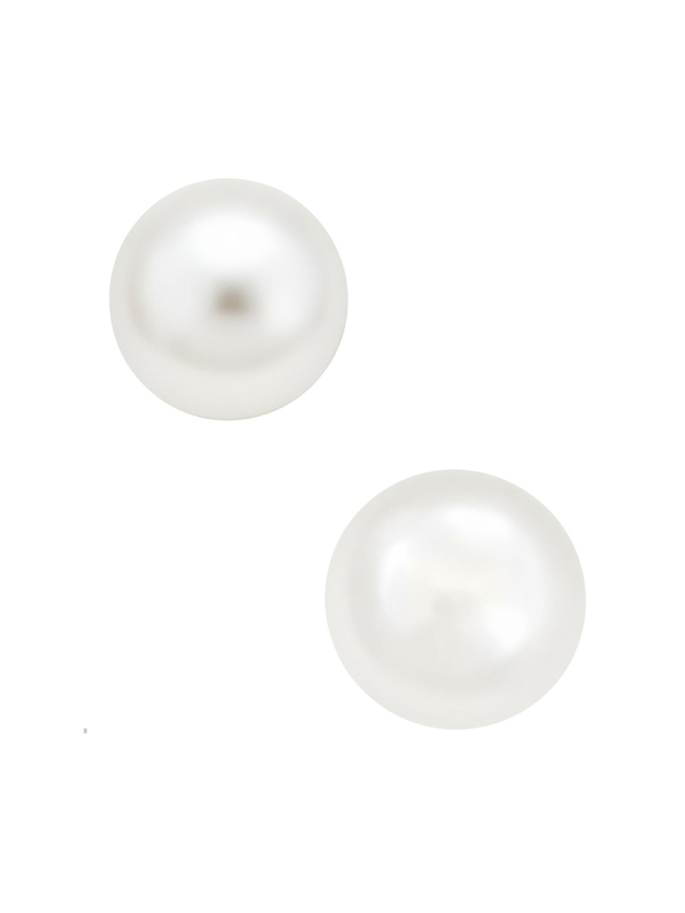Boucles d'oreilles 'Ohrstecker aus Sterlingsilber mit Süßwasserperle 7 mm' Maxte en blanc