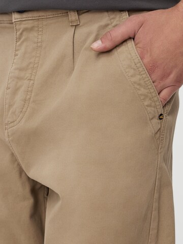 CAMEL ACTIVE - Loosefit Pantalón plisado en beige