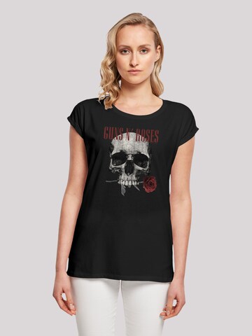 T-shirt 'Guns 'n' Roses' F4NT4STIC en noir : devant