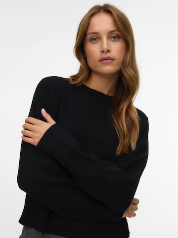 VERO MODA - Pullover 'VMGOLD ART' em preto: frente