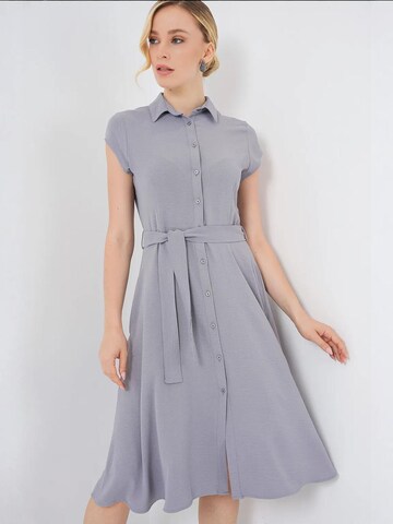 Bigdart - Vestidos camiseiros em cinzento