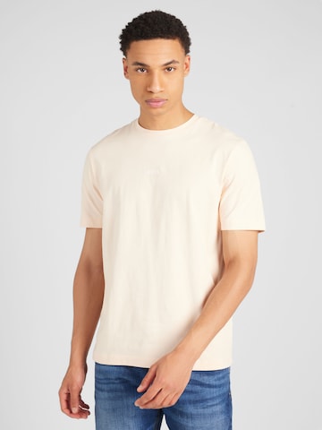 T-Shirt 'Chup' BOSS en beige : devant