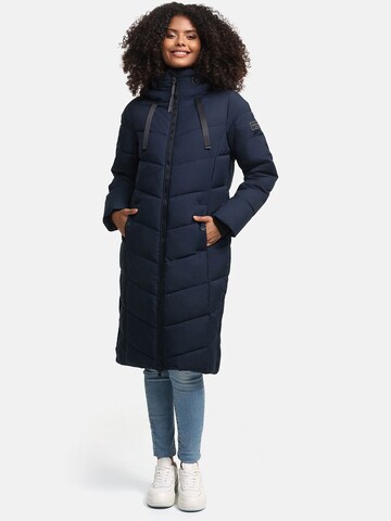 NAVAHOO Winterjas 'N009' in Blauw: voorkant