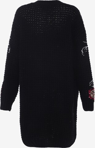 faina Knit Cardigan in Black