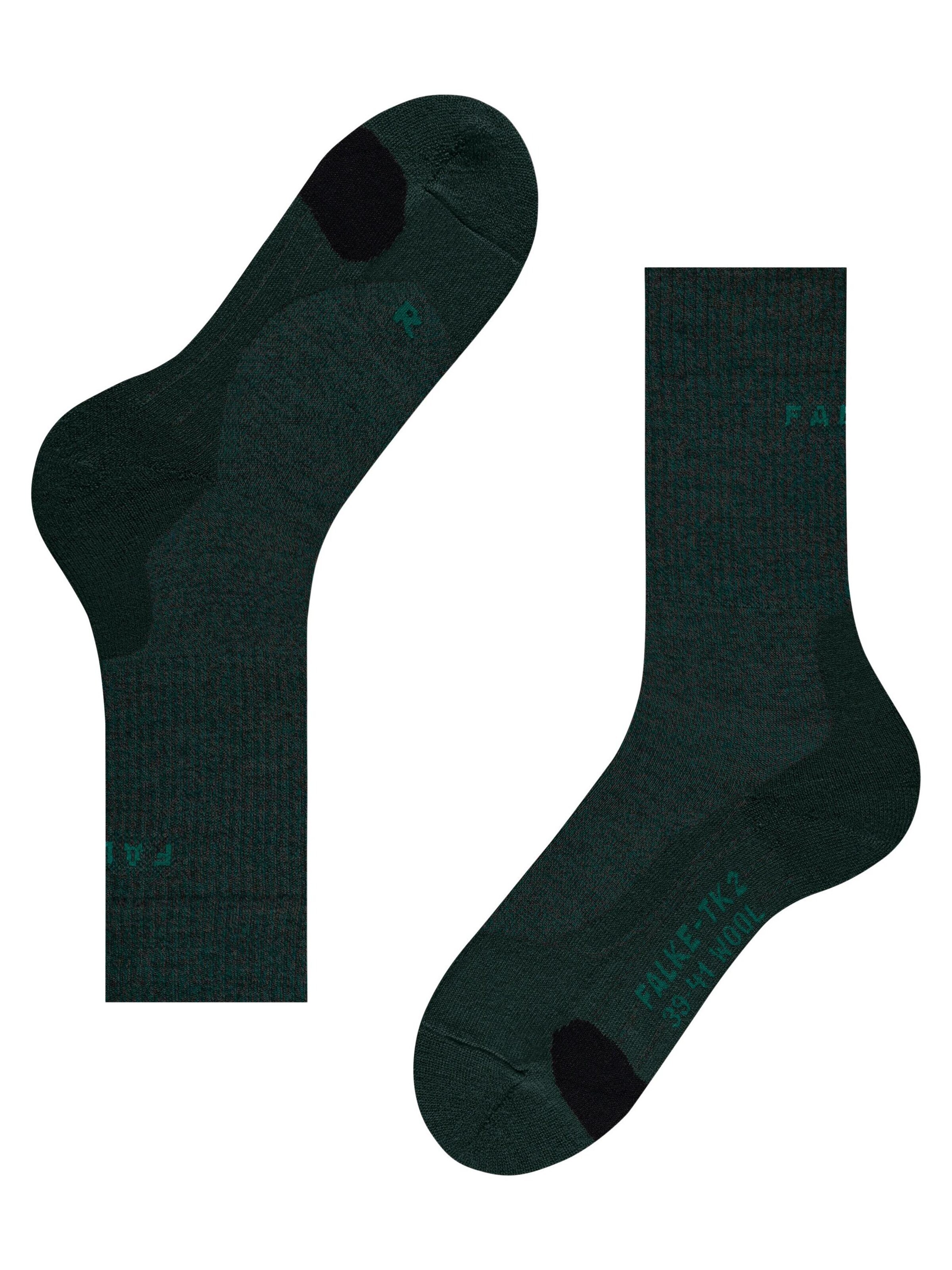 FALKE Sportsocken 'TK2 Explore Wool'‌‌ in Grün