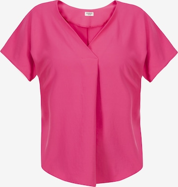 Karko Blouse ' KIWI ' in Pink: front