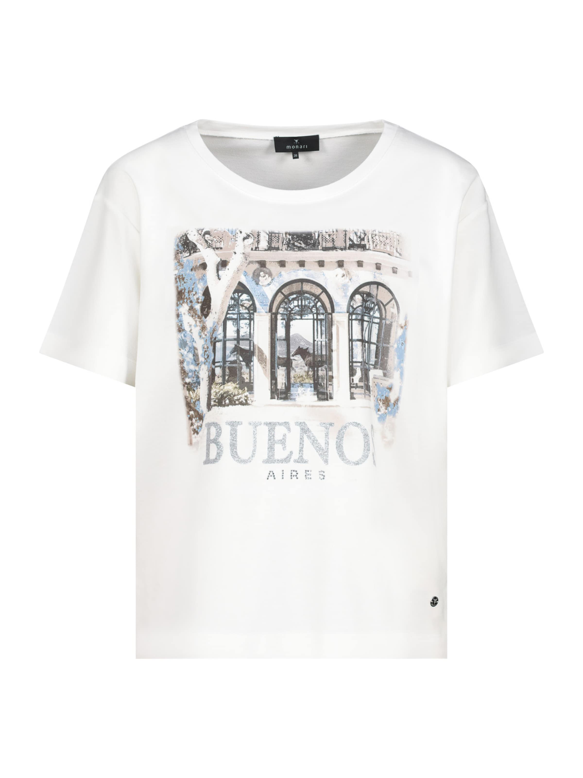 Maglietta di monari in bianco: frontale