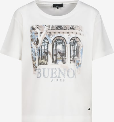 Marškinėliai iš monari, spalva – nebalintos drobės spalva / juoda / balta, Prekių apžvalga