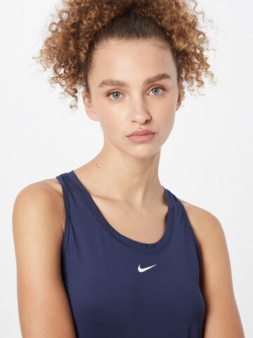 NIKE Športni top | modra barva