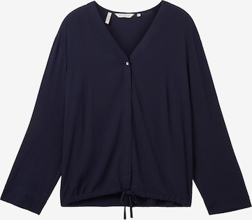 Tom Tailor Women + Bluse in Blau: predná strana