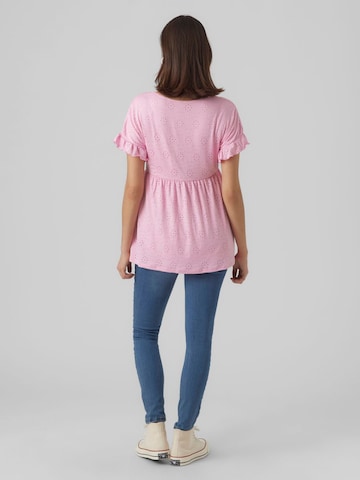 MAMALICIOUS Shirt 'Dinne' in Pink