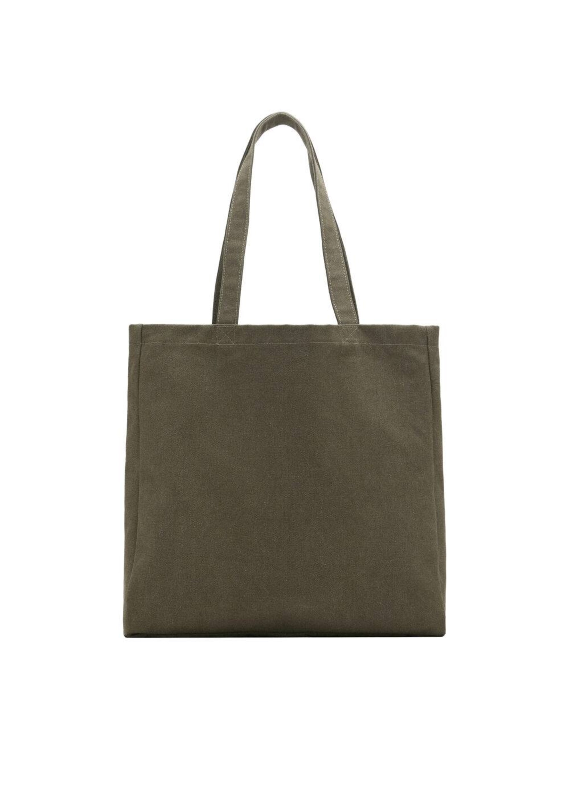 MANGO MAN Shopper in Green: front