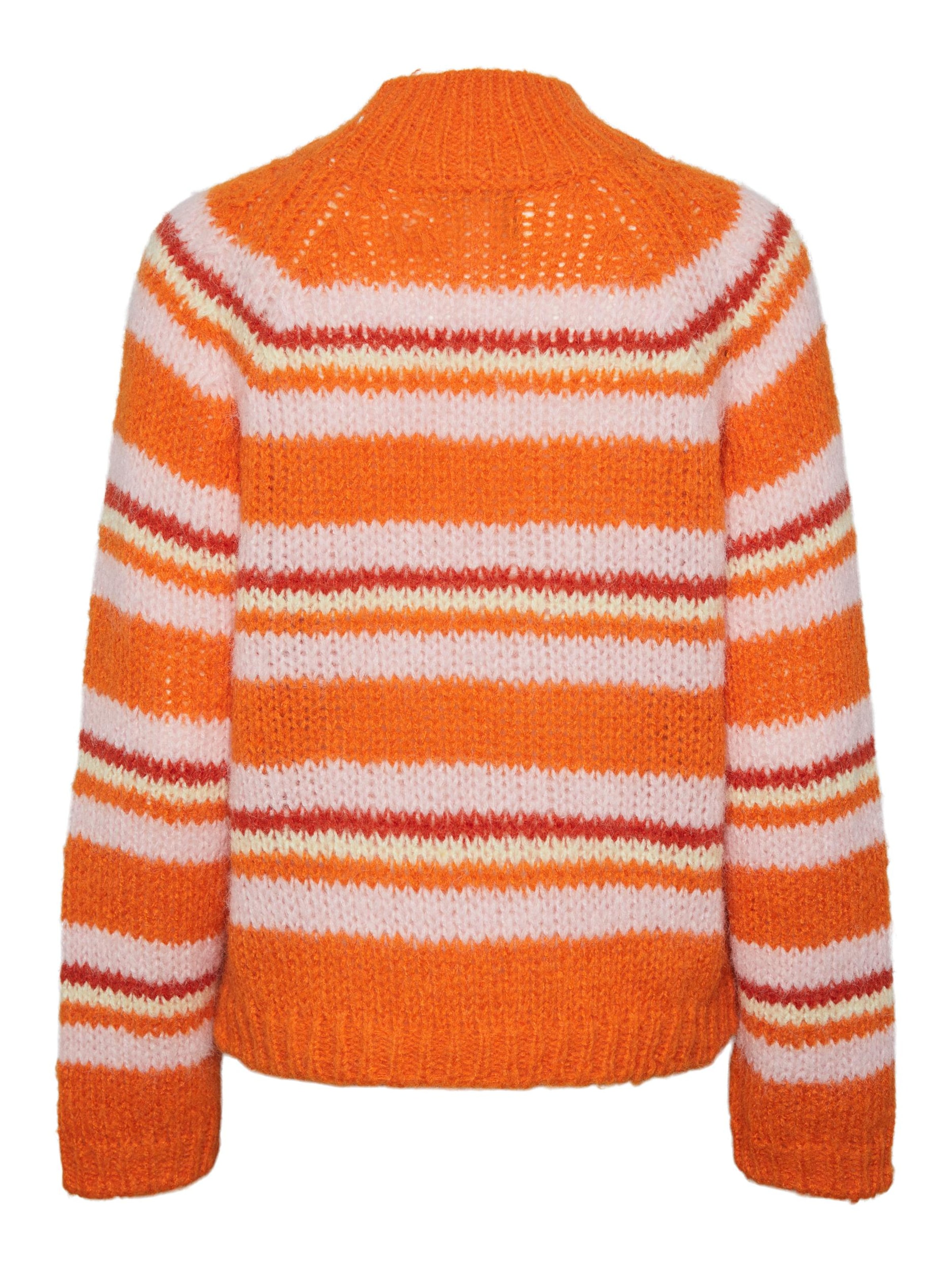 Pulover de la PIECES pe portocaliu