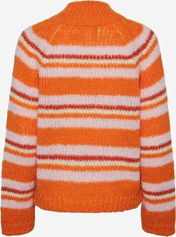 PIECES Sweter w kolorze pomarańczowy
