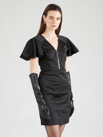 Karl Lagerfeld Dress in Black: front