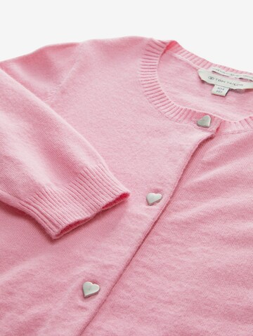 Geacă tricotată de la TOM TAILOR pe roz