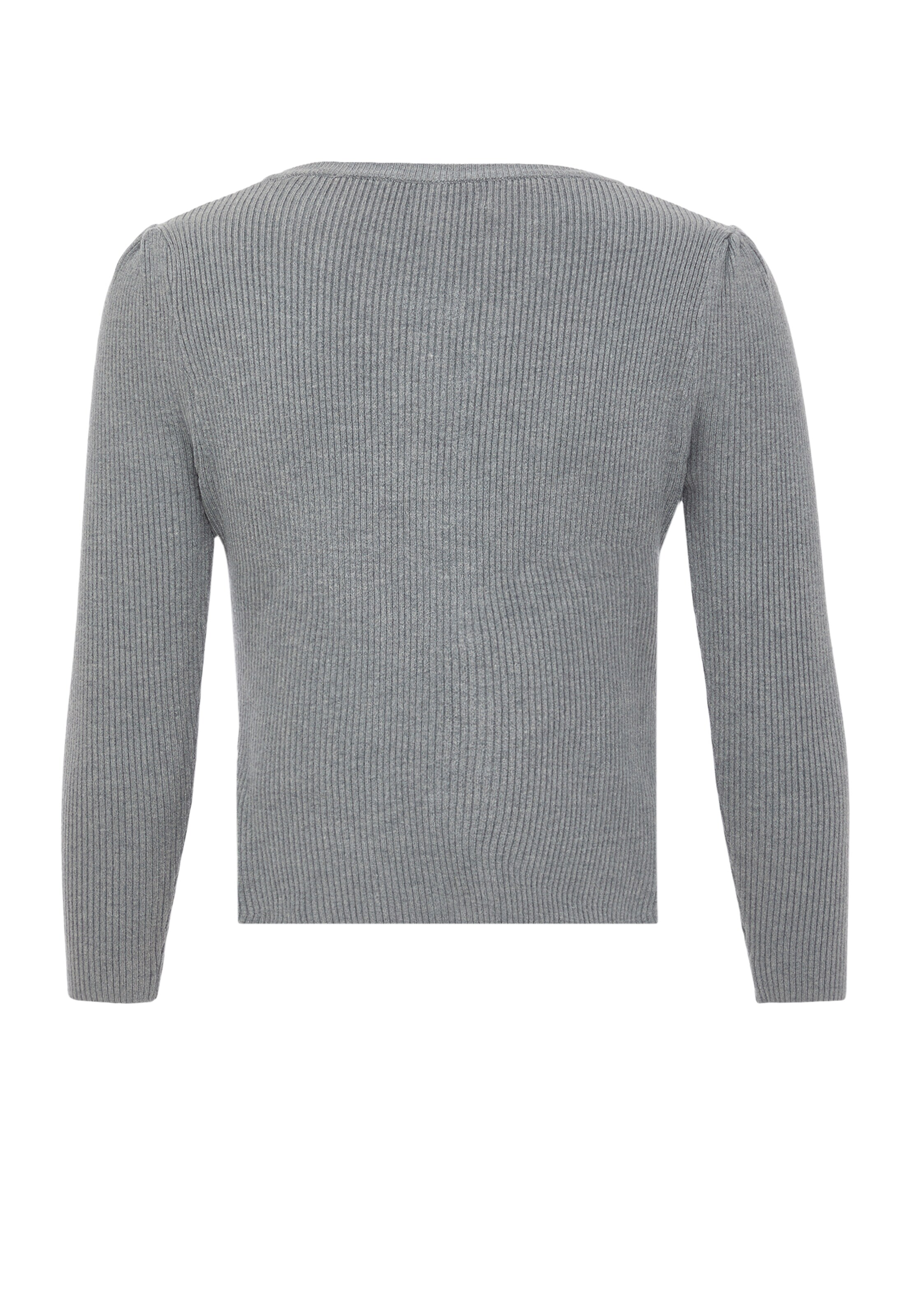 VERNOLE Knit Cardigan in Grey