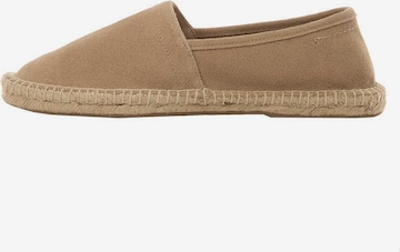 MANGO MAN Classic Flats in Beige: front