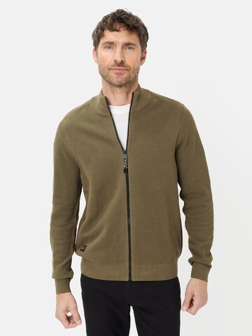 CAMEL ACTIVE Knit Cardigan in Green: front