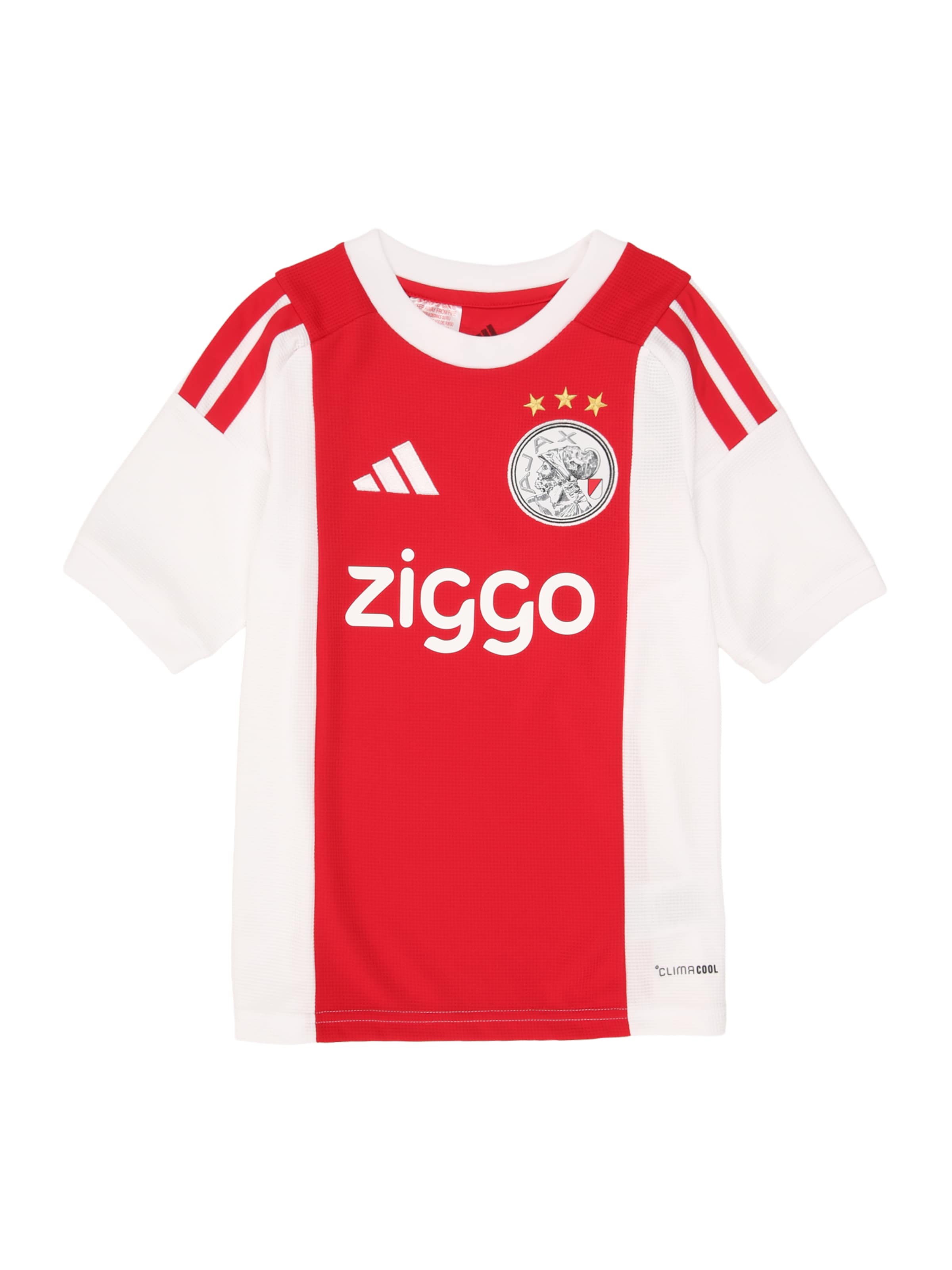 Maglia funzionale 'AJAX' in 128 ADIDAS PERFORMANCE di colore rosso / bianco, Visualizzazione prodotti