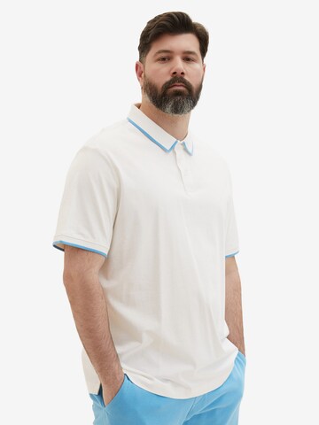 TOM TAILOR Men + - Camiseta en blanco: frente
