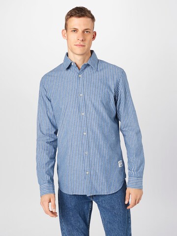 JACK & JONES Regular Fit Hemd in Blau: predná strana