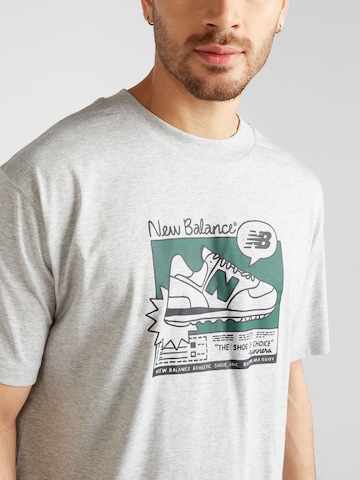 new balance Футболка в Серый