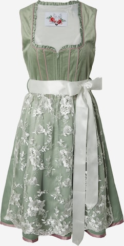 Dirndl 'Anna' di Hailys in verde: frontale