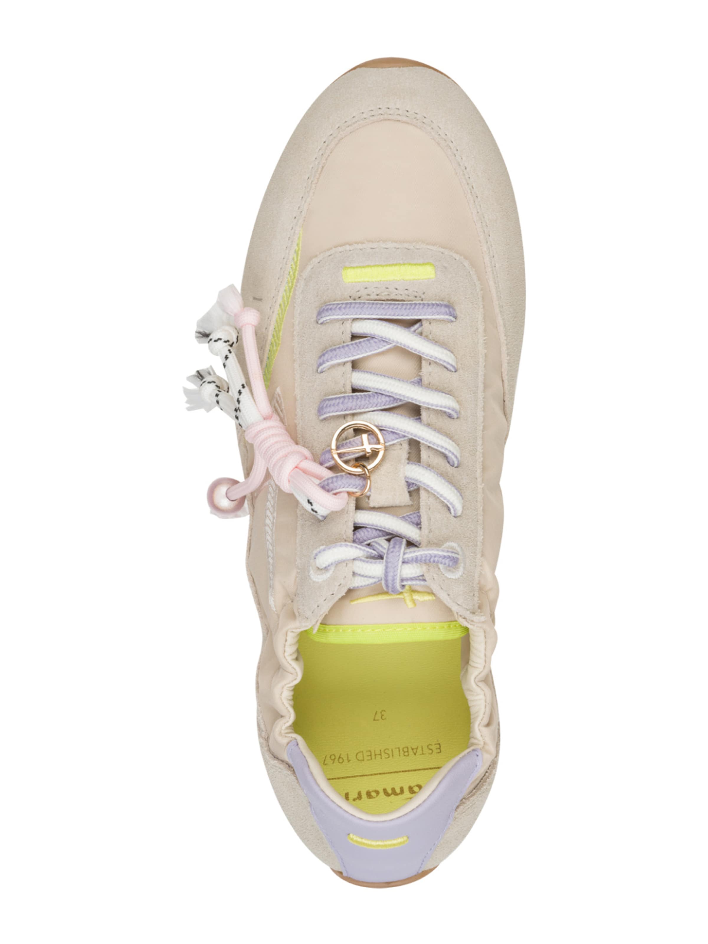 Tamaris Sneakers laag in Beige