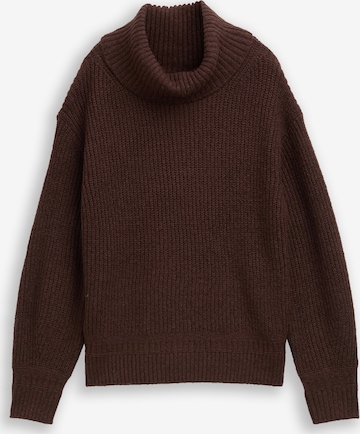 Pull-over TOM TAILOR en marron : devant