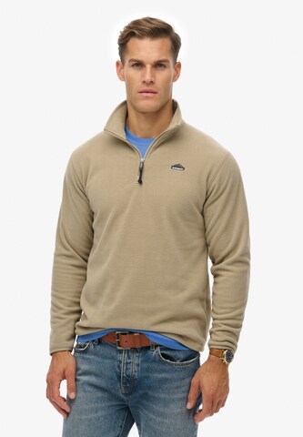Pull-over Superdry en beige : devant