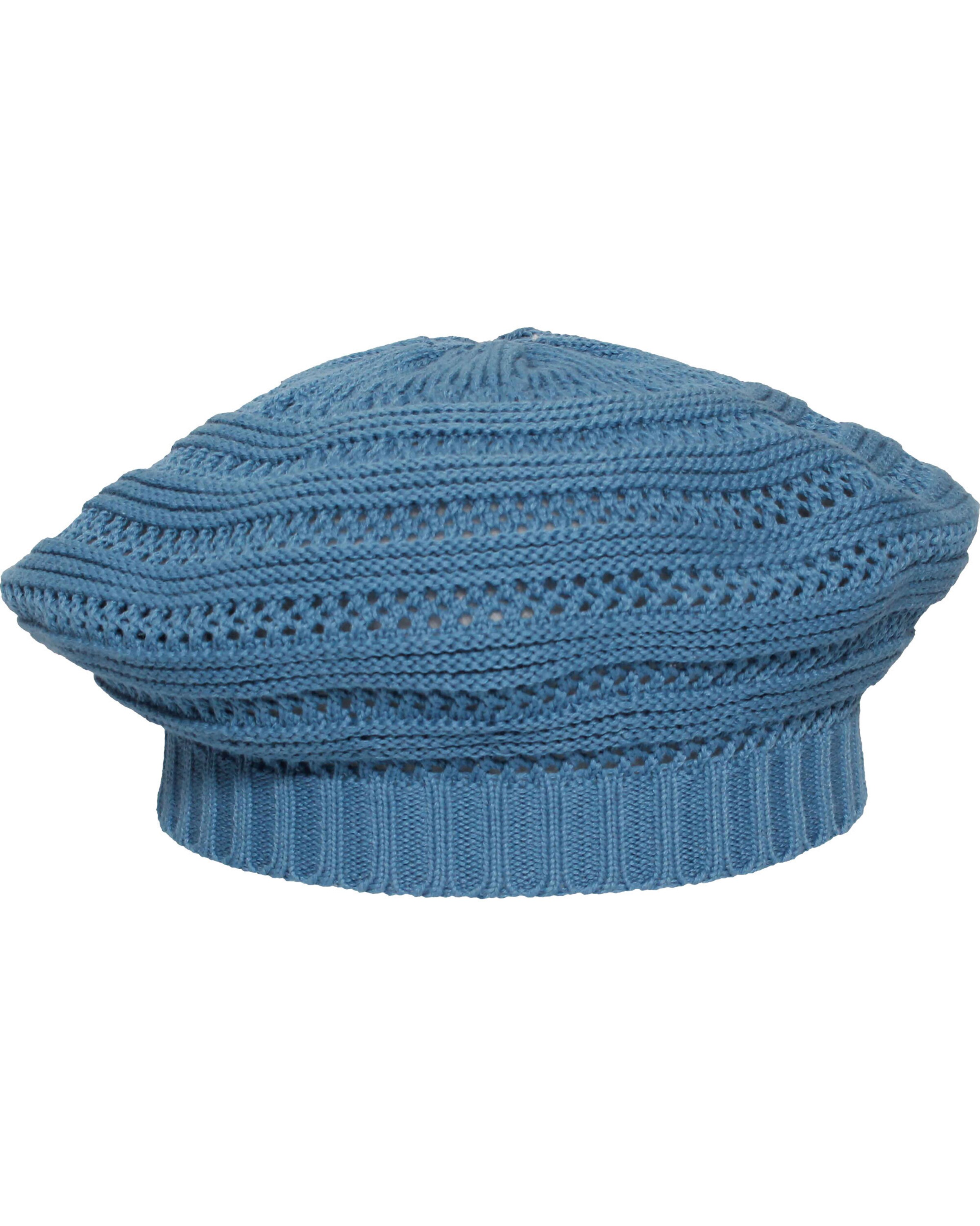 LOEVENICH Mütze in Blau: Vorderseite