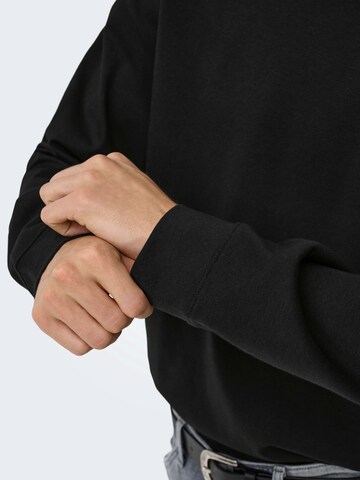 Only & Sons Shirt 'ONSCaspian' in Schwarz