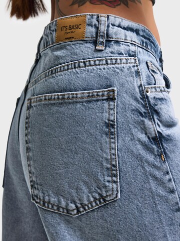 IT'S BASIC Wide leg Jeans 'ELEPHANT LEG LOW RISE JEANS' in Blue