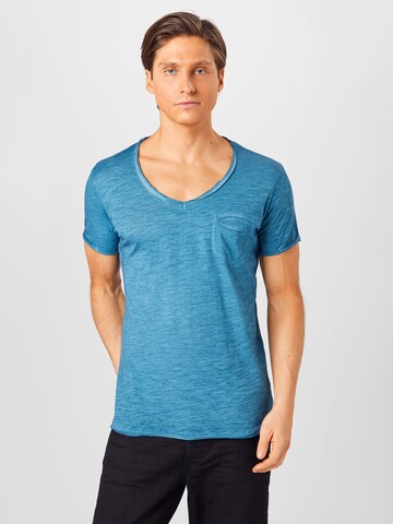 Key Largo - Camisa 'Soda' em azul: frente