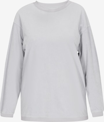 Sweat-shirt MIMO en gris : devant