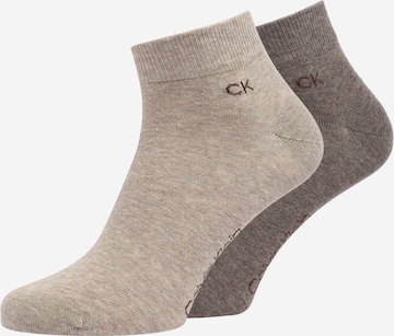 Calvin Klein Underwear Socks in Brown: front