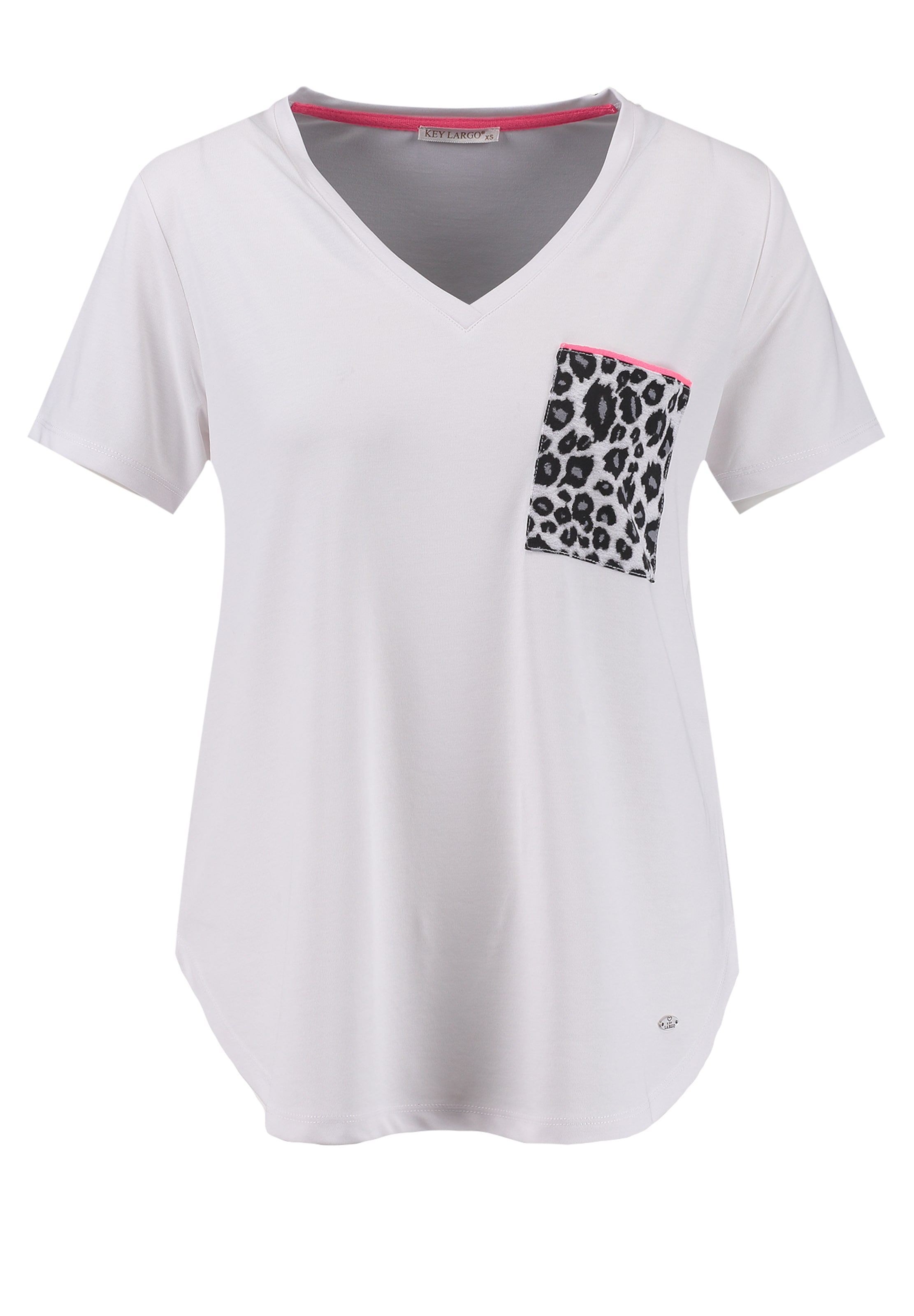 Key Largo Shirts 'Cat' i hvid: forside