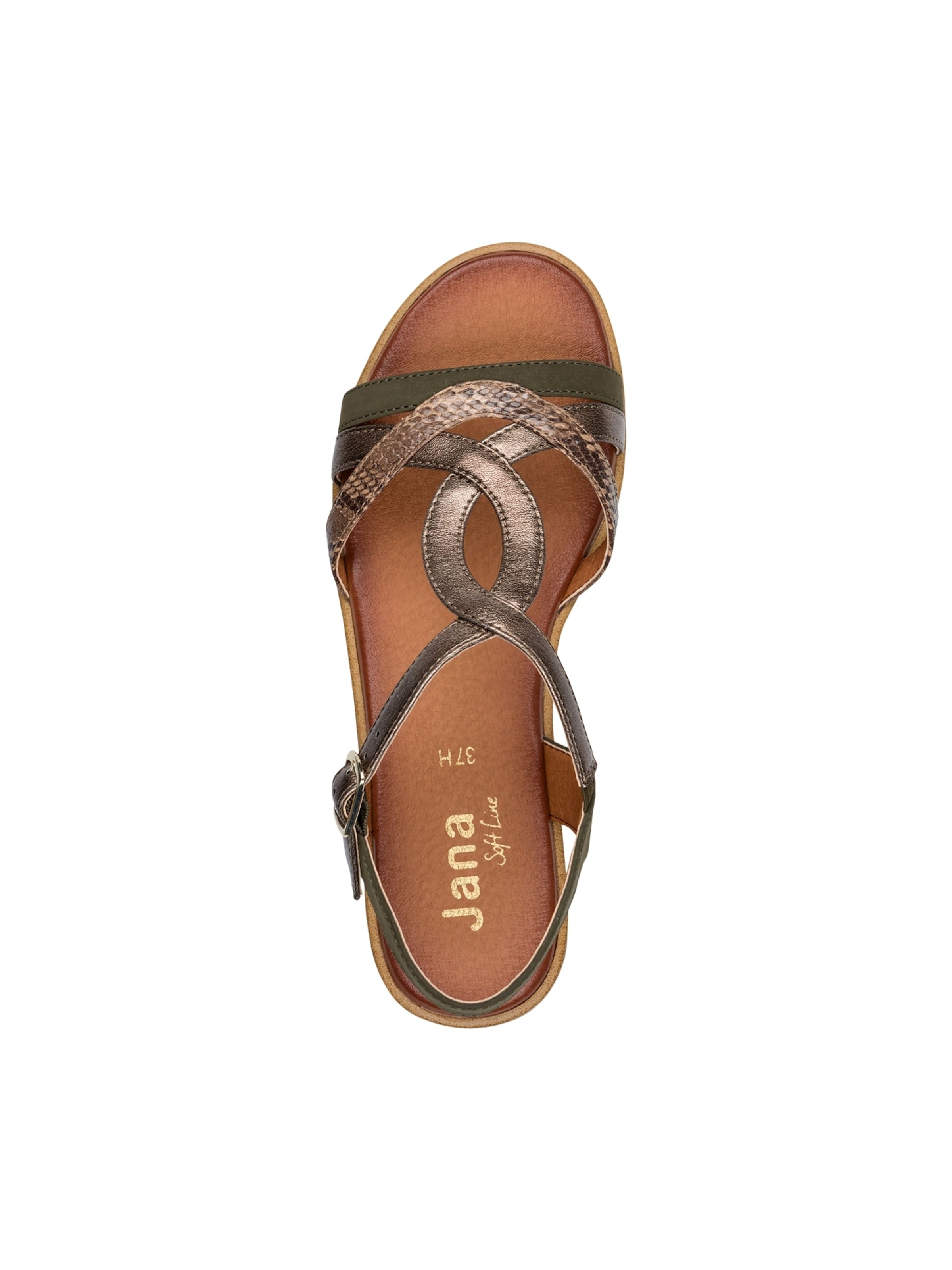 JANA Sandal in Green