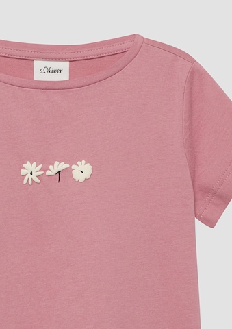 T-Shirt s.Oliver en rose