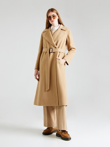 Weekend Max Mara Ανοιξιάτικο και φθινοπωρινό παλτό 'MANU' σε μπεζ: μπροστά