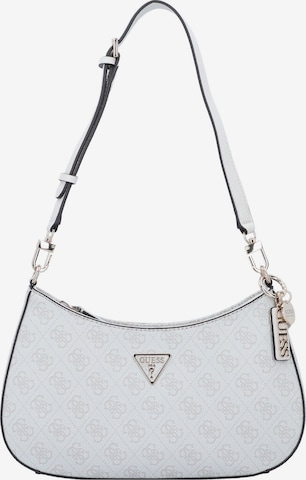 GUESS Shoulder Bag 'Noelle' in White: front