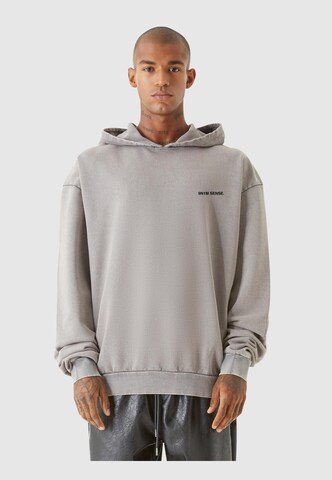 9N1M SENSE Sweatshirt 'CHANGE' in Grey: front