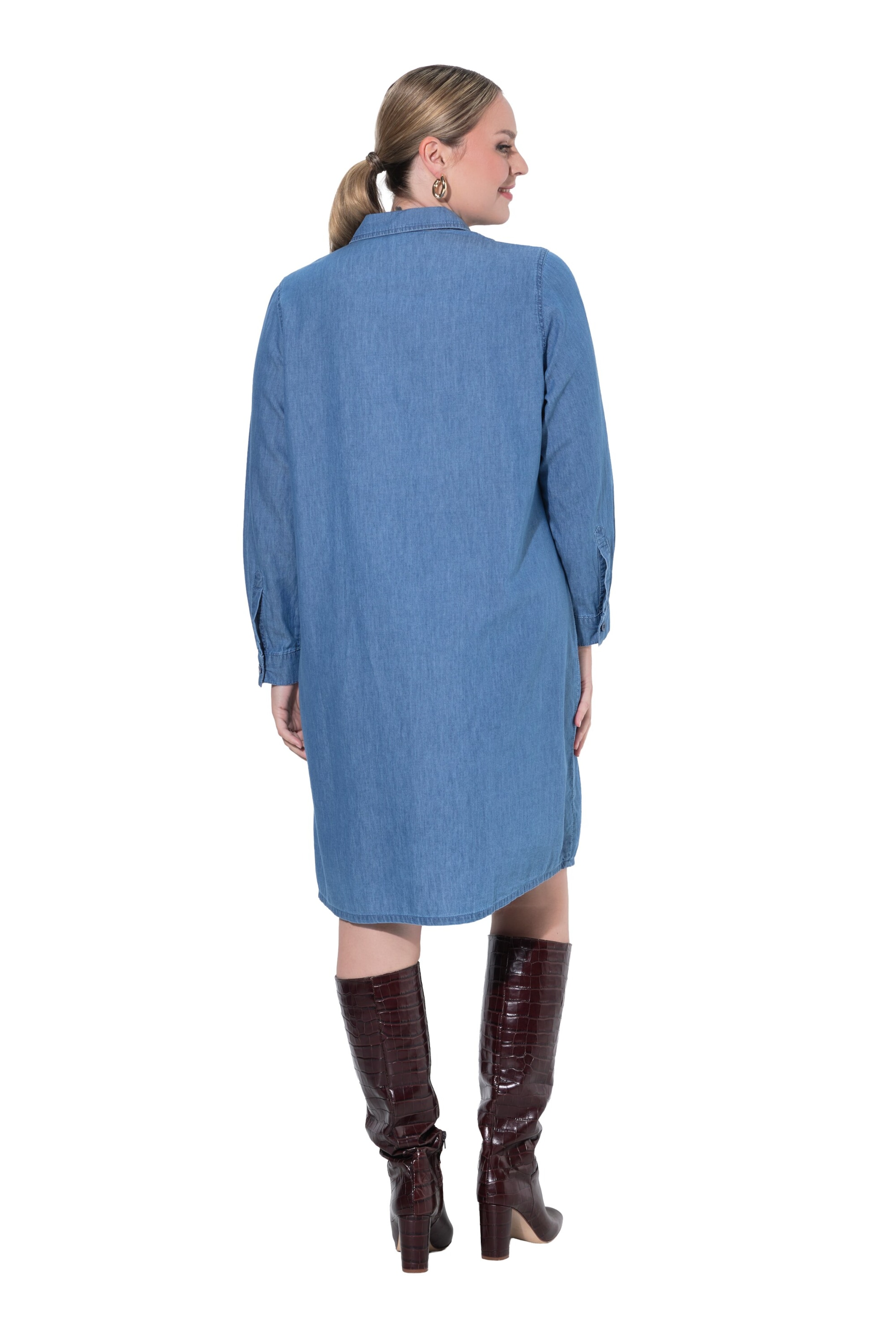MIAMODA Dress in Blue