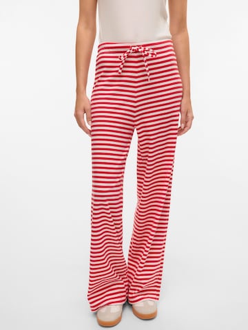 VERO MODA Wide Leg Bukser 'VMStella' i rød: forside